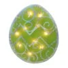 Northlight 12" Lighted Green Easter Egg Window Silhouette Decoration -Northlight D236970S 1