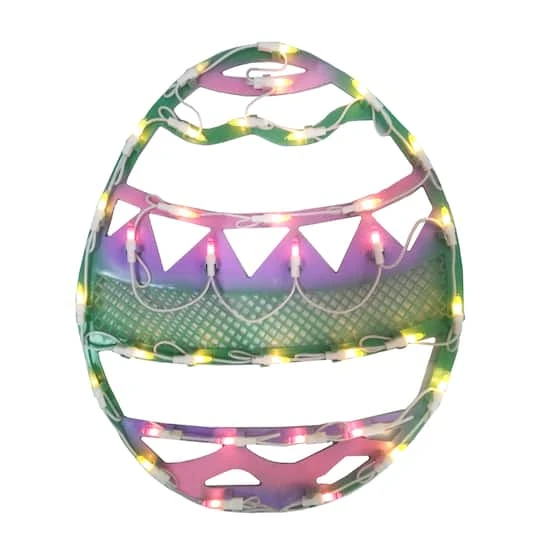 Northlight 17" Pastel Lighted Easter Egg Spring Window Silhouette 3 Northlight 17" Pastel Lighted Easter Egg Spring Window Silhouette