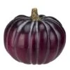 Northlight 10.5" Dark Purple Round Pumpkin Tabletop Décor -Northlight D253299S 1