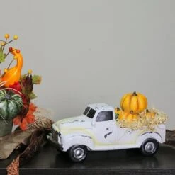 Northlight 11.25" Truck With Pumpkins & Hay Tabletop Décor 9 Northlight 11.25" Truck With Pumpkins & Hay Tabletop Décor -Northlight D253302S 3
