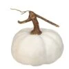 Northlight 6.5" White Flat Round Pumpkin White Flat Round Pumpkin Tabletop Décor 2 Northlight 6.5" White Flat Round Pumpkin White Flat Round Pumpkin Tabletop Décor -Northlight D253305S 1