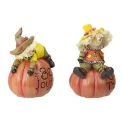 Northlight Scarecrow On A Pumpkin Tabletop Décor Set -Northlight D253317S 2