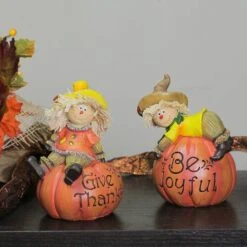 Northlight Scarecrow On A Pumpkin Tabletop Décor Set -Northlight D253317S 3