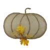 Northlight 19" Beige Burlap & Vine Pumpkin Wall Décor -Northlight D253318S 1