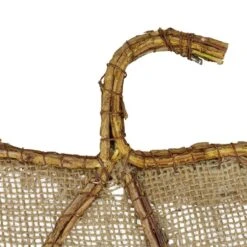 Northlight 19" Beige Burlap & Vine Pumpkin Wall Décor 11 Northlight 19" Beige Burlap & Vine Pumpkin Wall Décor -Northlight D253318S 4