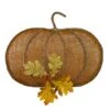 Northlight 19" Orange Burlap & Vine Pumpkin Wall Décor 2 Northlight 19" Orange Burlap & Vine Pumpkin Wall Décor -Northlight D253320S 1