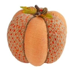 Northlight 8.5" Orange Pumpkin Tabletop Décor 11 Northlight 8.5" Orange Pumpkin Tabletop Décor -Northlight D253324S 4