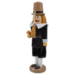 Northlight 14" Wooden Pilgrim Fall Harvest Nutcracker -Northlight D253340S 3