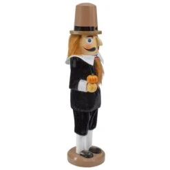 Northlight 14" Wooden Pilgrim Fall Harvest Nutcracker -Northlight D253340S 4