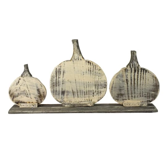 Northlight 16.5" White Pumpkins Fall Harvest Tabletop Décor 6 Northlight 16.5" White Pumpkins Fall Harvest Tabletop Décor - Image 4