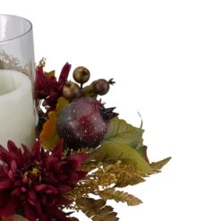 Northlight 22" Mums With Pomegranate Fall Candle Holder Centerpiece 15 Northlight 22" Mums With Pomegranate Fall Candle Holder Centerpiece -Northlight D253345S 6