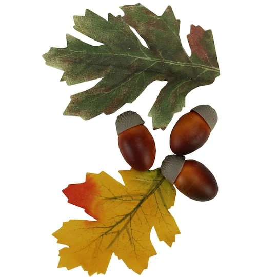 Northlight Autumn Harvest Artificial Acorn & Leaf Thanksgiving Decoration Set 5 Northlight Autumn Harvest Artificial Acorn & Leaf Thanksgiving Decoration Set - Image 3