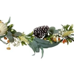 Northlight 5ft. Green Gourds & Foliage Artificial Thanksgiving Garland 7 Northlight 5ft. Green Gourds & Foliage Artificial Thanksgiving Garland -Northlight D253369S 2