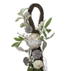 Northlight 2.1ft. Pumpkin, Berries & Leaves Twig Fall Harvest Thanksgiving Swag 8 Northlight 2.1ft. Pumpkin, Berries & Leaves Twig Fall Harvest Thanksgiving Swag -Northlight D253373S 2