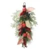 Northlight 2.5ft. Autumn Harvest Mixed Berry & Pine Needle Teardrop Swag -Northlight D253374S 1