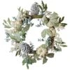 Northlight 18" Neutral Pumpkin & Pinecones Fall Harvest Wreath