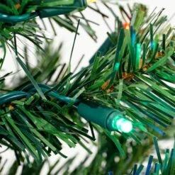 Northlight 6ft. Pre-Lit Mixed Classic Pine Artificial Christmas Tree, Multicolor LED Lights 11 Northlight 6ft. Pre-Lit Mixed Classic Pine Artificial Christmas Tree, Multicolor LED Lights -Northlight D253660S 2