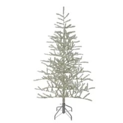 Northlight 5ft. Unlit Champagne Tinsel Twig Artificial Christmas Tree 13 Northlight 5ft. Unlit Champagne Tinsel Twig Artificial Christmas Tree -Northlight D253692S 11