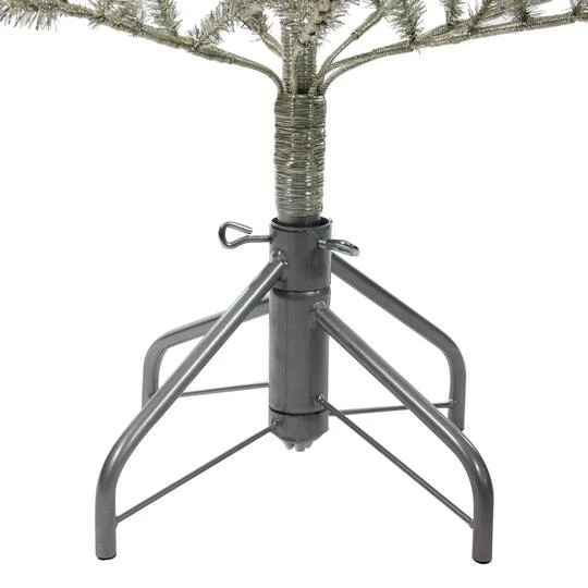 Northlight 5ft. Unlit Champagne Tinsel Twig Artificial Christmas Tree 10 Northlight 5ft. Unlit Champagne Tinsel Twig Artificial Christmas Tree - Image 8