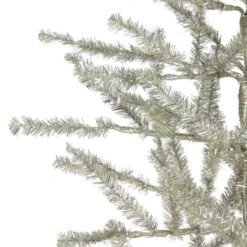 Northlight 5ft. Unlit Champagne Tinsel Twig Artificial Christmas Tree 12 Northlight 5ft. Unlit Champagne Tinsel Twig Artificial Christmas Tree -Northlight D253692S 2
