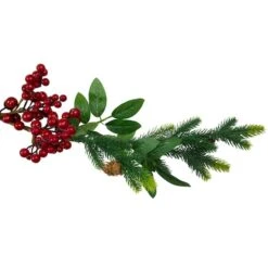Northlight 5ft. Pre-Decorated Berries & Pinecones Pine Springs Garland 15 Northlight 5ft. Pre-Decorated Berries & Pinecones Pine Springs Garland -Northlight D253712S 14