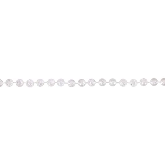 Northlight 100ft. Shiny Clear Iridescent Beaded Garland 9 Northlight 100ft. Shiny Clear Iridescent Beaded Garland - Image 7