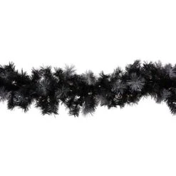 Northlight 6ft. White LED Black Bristle Garland 15 Northlight 6ft. White LED Black Bristle Garland -Northlight D253717S 14