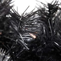 Northlight 6ft. White LED Black Bristle Garland 17 Northlight 6ft. White LED Black Bristle Garland -Northlight D253717S 16
