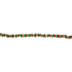 Northlight 5ft. Green & Red Festive Jingle Bell Garland -Northlight D253721S 16
