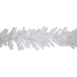 Northlight 9ft. Clear Lighted Snow White Garland 17 Northlight 9ft. Clear Lighted Snow White Garland -Northlight D253722S 14