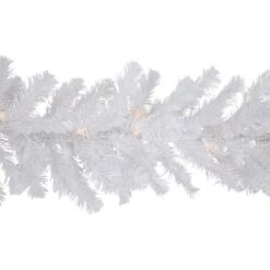 Northlight 9ft. Clear Lighted Snow White Garland 18 Northlight 9ft. Clear Lighted Snow White Garland -Northlight D253722S 15