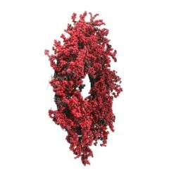 Northlight 22" Red & Brown Berry Christmas Wreath 12 Northlight 22" Red & Brown Berry Christmas Wreath -Northlight D253731S 2
