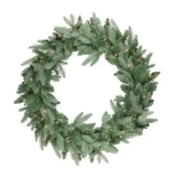 Northlight 24" Pre-Lit Washington Frasier Fir Artificial Christmas Wreath 12 Northlight 24" Pre-Lit Washington Frasier Fir Artificial Christmas Wreath -Northlight D253737S 11