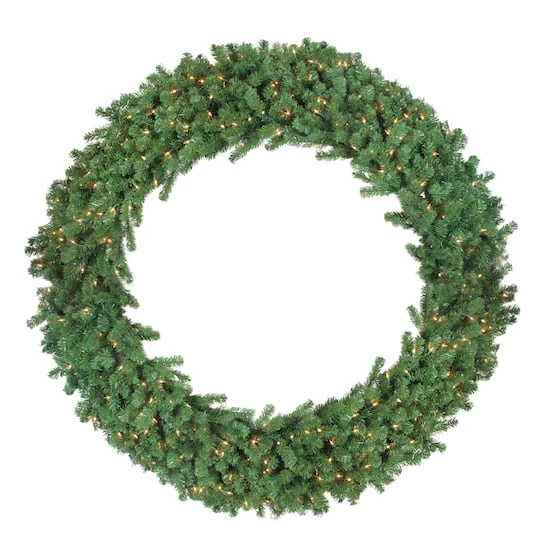 Northlight 6ft. Deluxe Windsor Pine Artificial Christmas Wreath 3 Northlight 6ft. Deluxe Windsor Pine Artificial Christmas Wreath