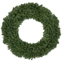 Northlight 5ft. Pre-Lit Commercial Canadian Pine Artificial Christmas Wreath 12 Northlight 5ft. Pre-Lit Commercial Canadian Pine Artificial Christmas Wreath -Northlight D253748S 11
