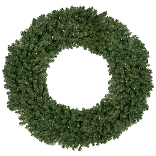 Northlight 5ft. Pre-Lit Commercial Canadian Pine Artificial Christmas Wreath 6 Northlight 5ft. Pre-Lit Commercial Canadian Pine Artificial Christmas Wreath - Image 4
