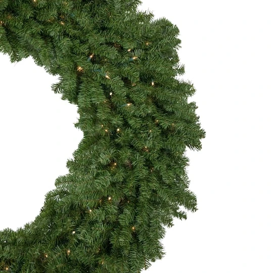 Northlight 5ft. Pre-Lit Commercial Canadian Pine Artificial Christmas Wreath 8 Northlight 5ft. Pre-Lit Commercial Canadian Pine Artificial Christmas Wreath - Image 6
