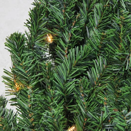 Northlight 5ft. Pre-Lit Commercial Canadian Pine Artificial Christmas Wreath 5 Northlight 5ft. Pre-Lit Commercial Canadian Pine Artificial Christmas Wreath - Image 3