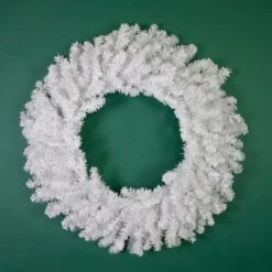 Northlight 24" White Canadian Pine Artificial Christmas Wreath 19 Northlight 24" White Canadian Pine Artificial Christmas Wreath -Northlight D253751S 16