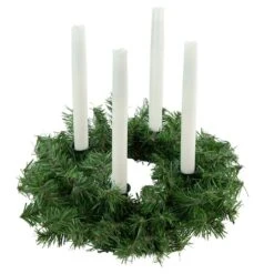 Northlight 12" Pine Artificial Christmas Advent Candle Holder Wreath 14 Northlight 12" Pine Artificial Christmas Advent Candle Holder Wreath -Northlight D253754S 12