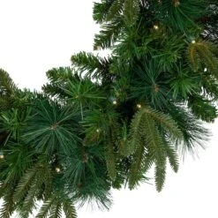 Northlight 2.5ft. Pre-Lit Mixed Rosemary Emerald Angel Pine Artificial Christmas Wreath -Northlight D253762S 14