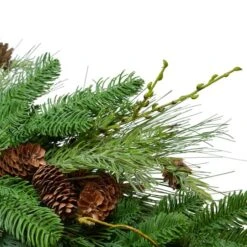 Northlight 32" Cedar & Pinecone Wreath 14 Northlight 32" Cedar & Pinecone Wreath -Northlight D253767S 13