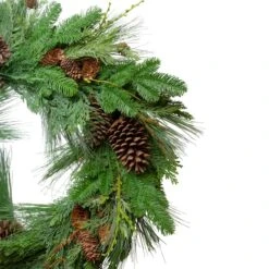 Northlight 32" Cedar & Pinecone Wreath 11 Northlight 32" Cedar & Pinecone Wreath -Northlight D253767S 2