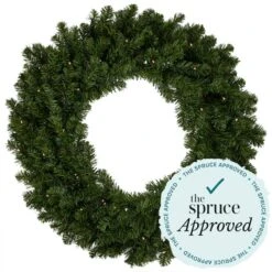 Northlight 24" Canadian Pine Artificial Christmas Wreath -Northlight D253771S 6