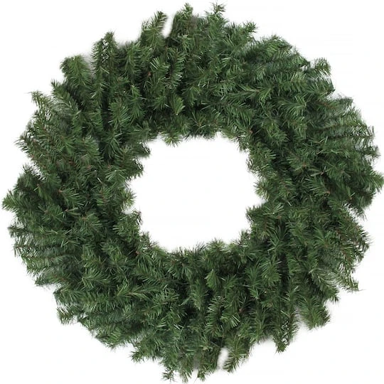 Northlight 3ft. Green Canadian Pine Artificial Christmas Wreath 4 Northlight 3ft. Green Canadian Pine Artificial Christmas Wreath - Image 2