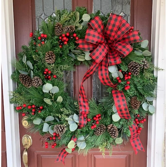 Northlight 3ft. Green Canadian Pine Artificial Christmas Wreath 9 Northlight 3ft. Green Canadian Pine Artificial Christmas Wreath - Image 7