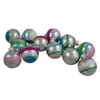 Northlight 12ct. 2.25" 2-Finish Silver & Pink Glass Ball Ornaments 2 Northlight 12ct. 2.25" 2-Finish Silver & Pink Glass Ball Ornaments -Northlight D253784S 1