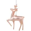 Northlight 4.75" Shiny Rose Gold Reindeer Ornament 2 Northlight 4.75" Shiny Rose Gold Reindeer Ornament -Northlight D253796S 1