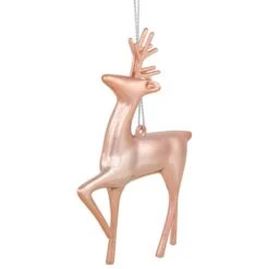 Northlight 4.75" Shiny Rose Gold Reindeer Ornament -Northlight D253796S 15