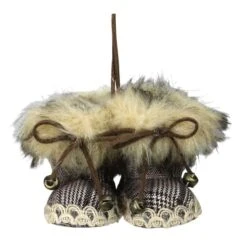 Northlight 8" Alaskan Style Knit Booties Ornament -Northlight D253807S 11